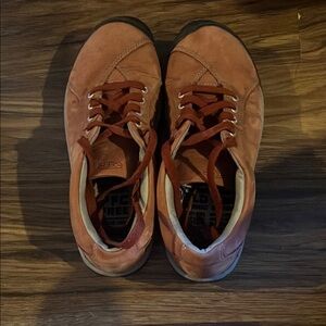 KEEN Womens burnt orange work Shoes